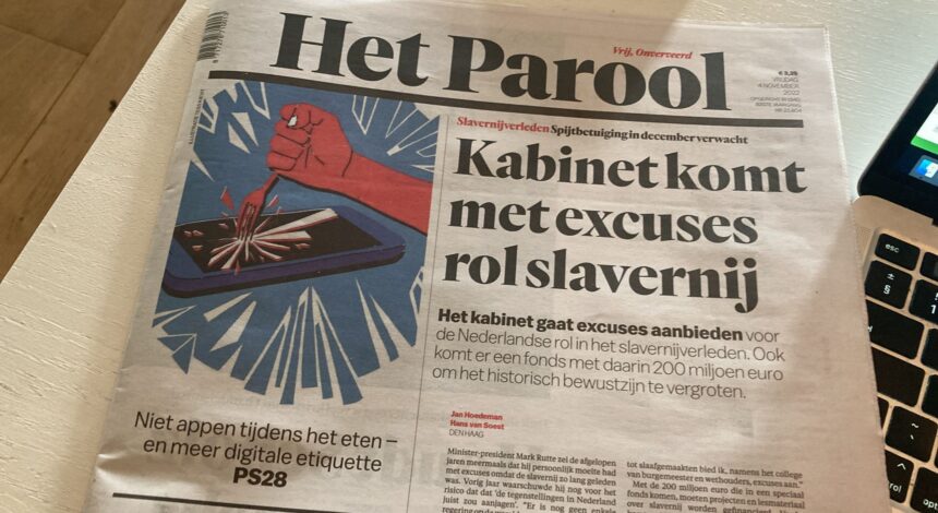 Veel media-aandacht voor Niet appen tijdens het eten op dag van verschijning